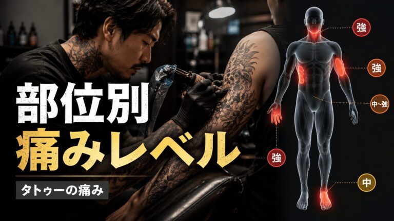 タトゥーの痛みはどれくらい？場所別の痛みレベル解説ガイド